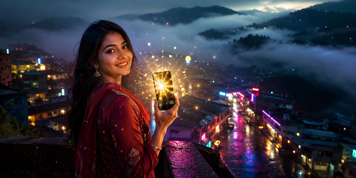 বান্দরবানে নিয়ন্ত্রিত উপায়ে মোবাইল গেমিং উপভোগ করছেন একজন ব্যবহারকারী